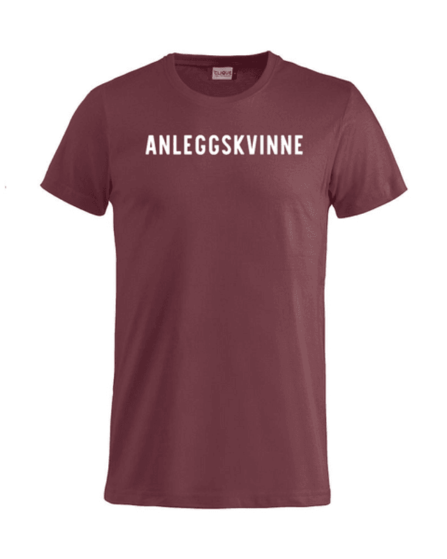 Anleggskvinne t-shirt