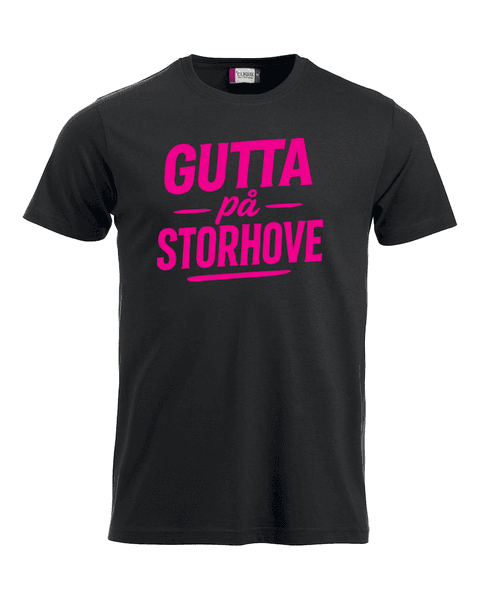 Gutta på Storhove tee (rosa)