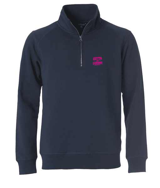 Gutta på Storhove Halfzip (rosa)